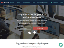 Tablet Screenshot of bugsee.com